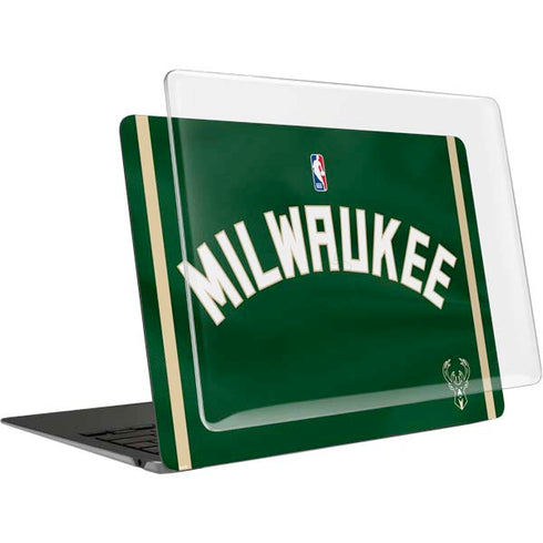 NBA Milwaukee Bucks Jersey MacBook Air 15in (2023-2025) Case plus Skin